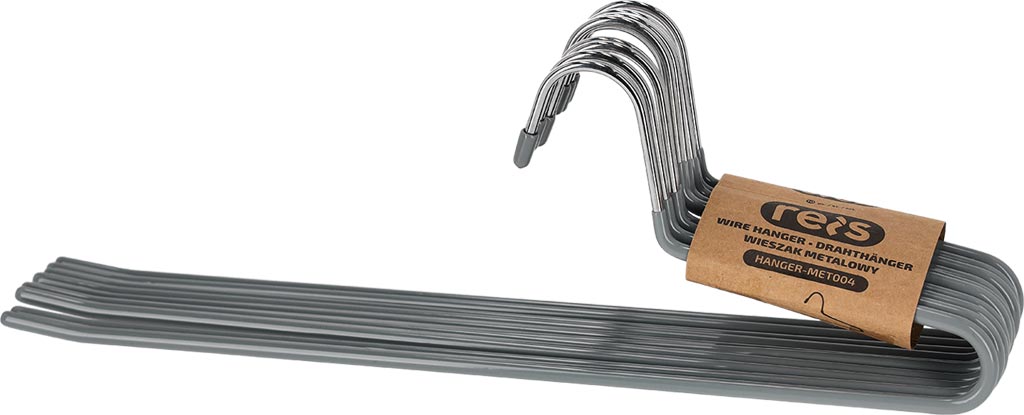 Wieszak Metalowy REIS szary/stalowy