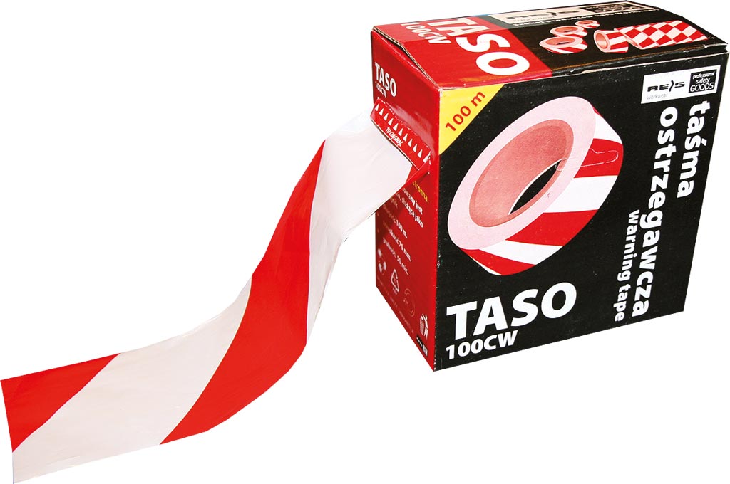 Taśma Ostrzegawcza REIS czerwono-biała
