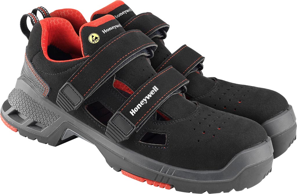 BUTY Bezpieczne HONEYWELL czarno-czerwone