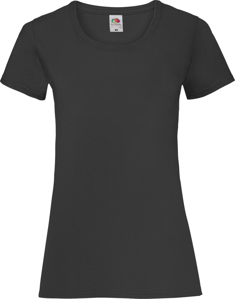 T-shirt FRUIT OF THE LOOM czarny
