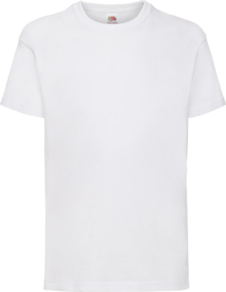 T-shirt FRUIT OF THE LOOM biały