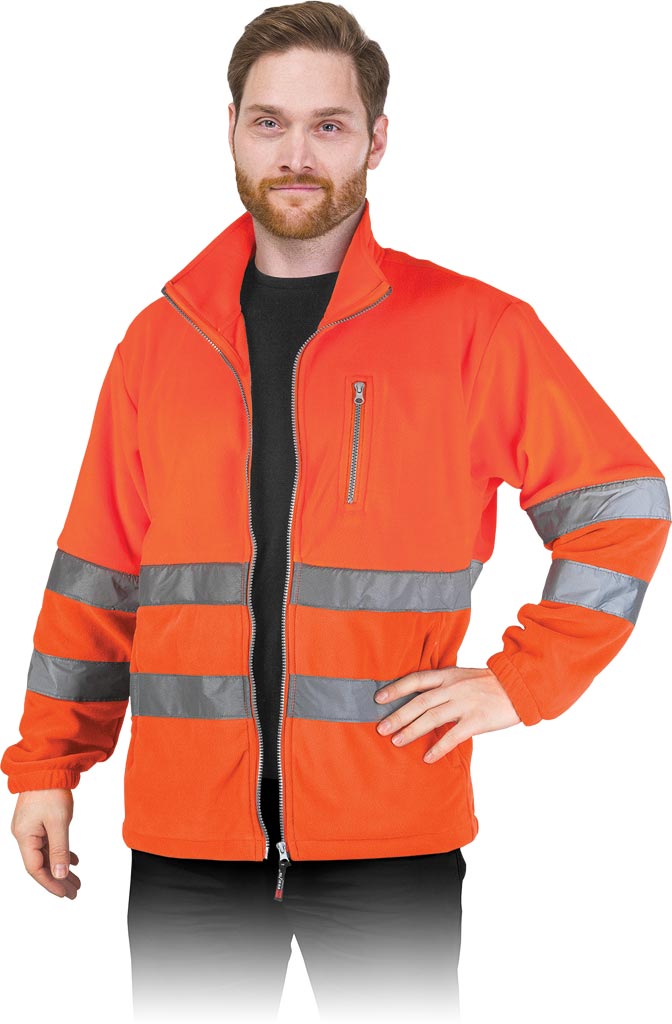 Bluza Ochronna z Polaru REIS pomarańczowa