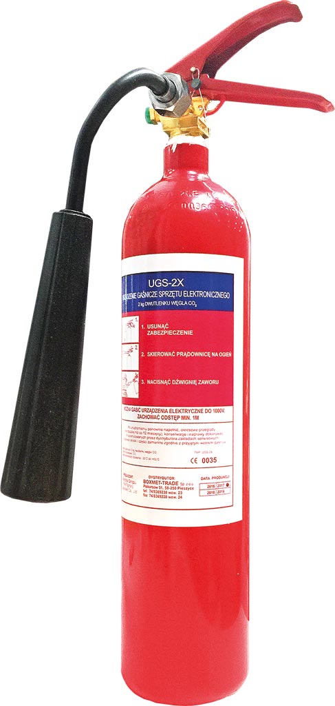 Urządzenie Gaśnicze 2 KG BOXMET TRADE czerwone