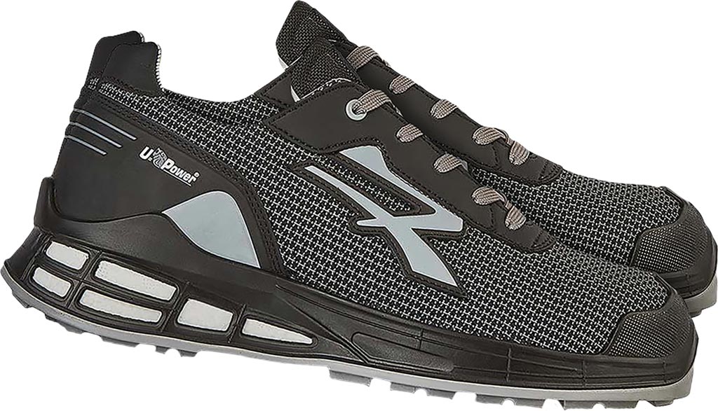 BUTY Bezpieczne U-POWER czarno-szare