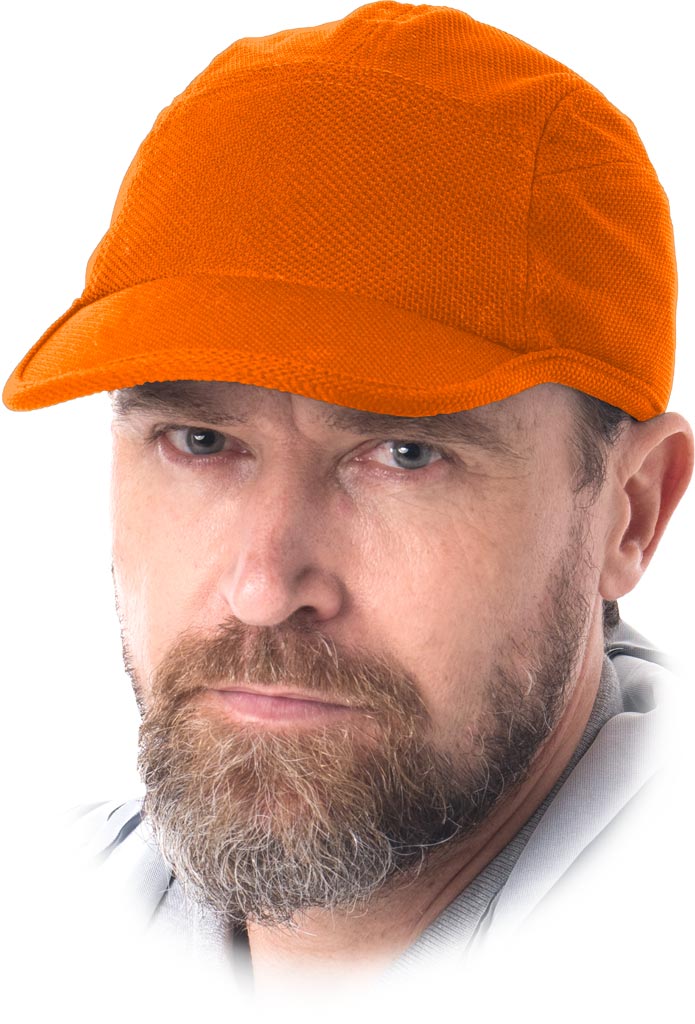 Czapka Ochronna REIS pomarańczowa