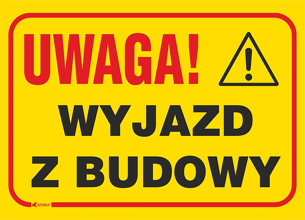 ZNAK Bezpieczeństwa ANRO