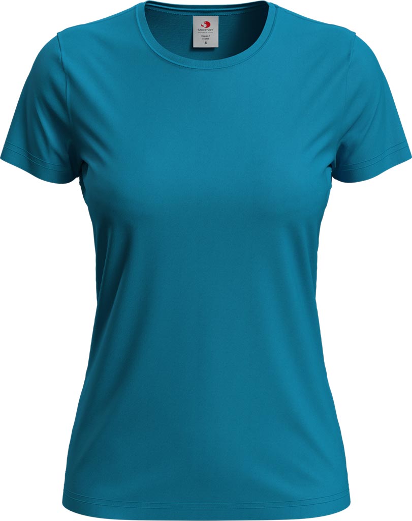 T-shirt Damski STEDMAN niebieski oceaniczny