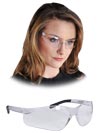 Okulary Ochronne MCR transparentno-czarne (MCR-BEARKAT TB)
