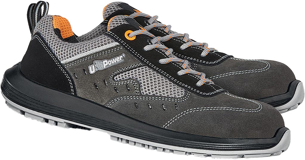 BUTY Bezpieczne U-POWER szaro-czarne