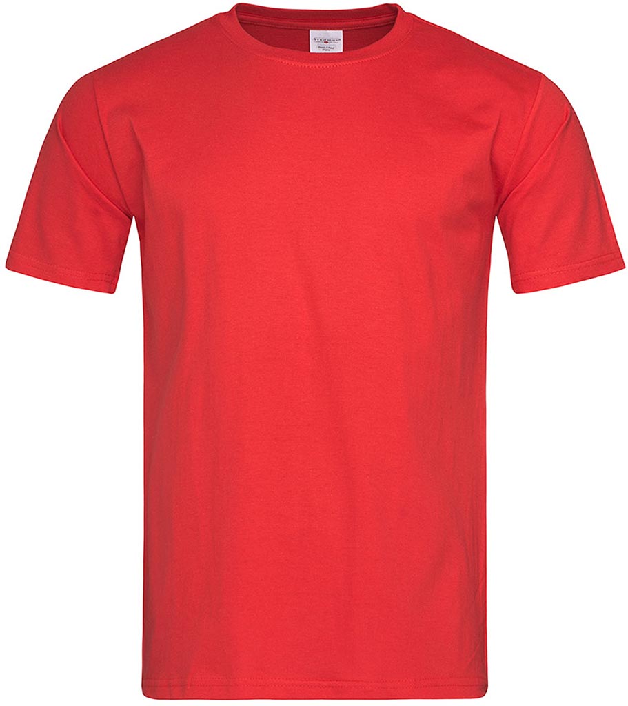 T-shirt Męski STEDMAN czerwony szkarłatny
