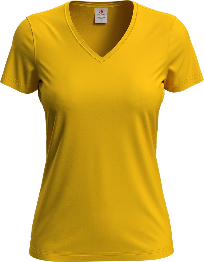 T-shirt Damski STEDMAN słoneczny żółty