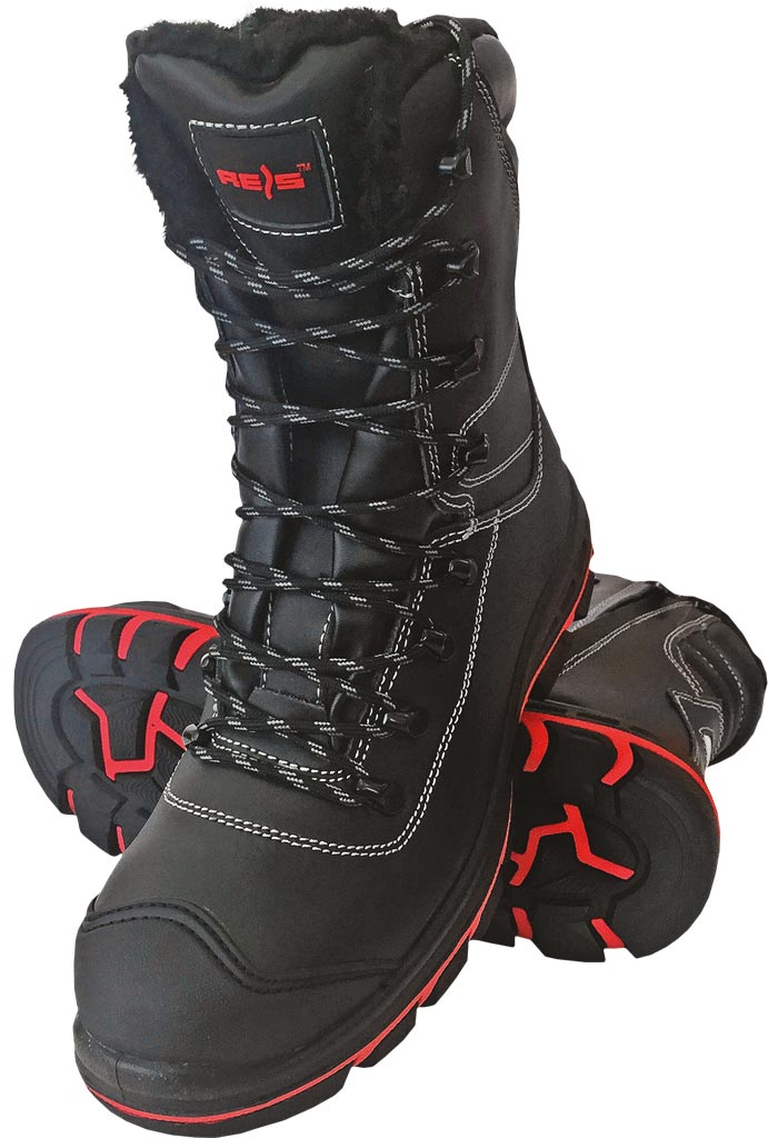 BUTY Bezpieczne REIS czarno-czerwone