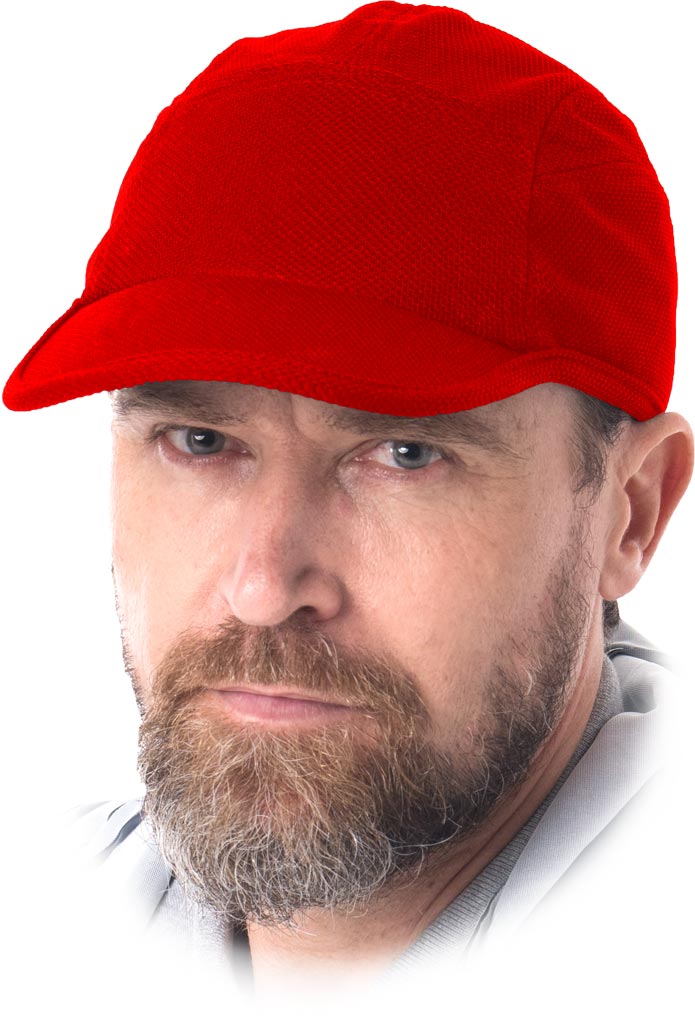 Czapka Ochronna REIS czerwona