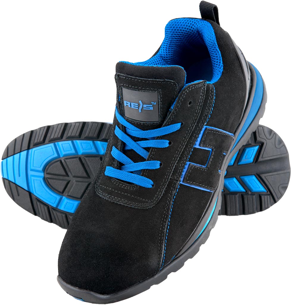BUTY Bezpieczne REIS czarno-niebieskie