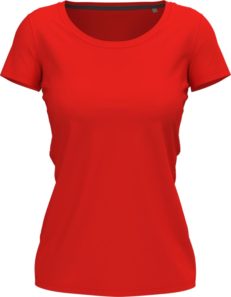 T-shirt Damski STEDMAN czerwony szkarłatny