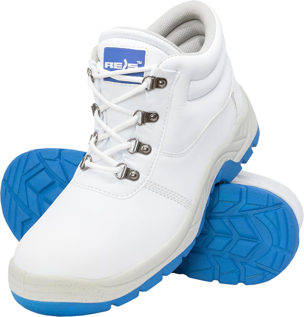 BUTY Bezpieczne REIS biało-niebieskie
