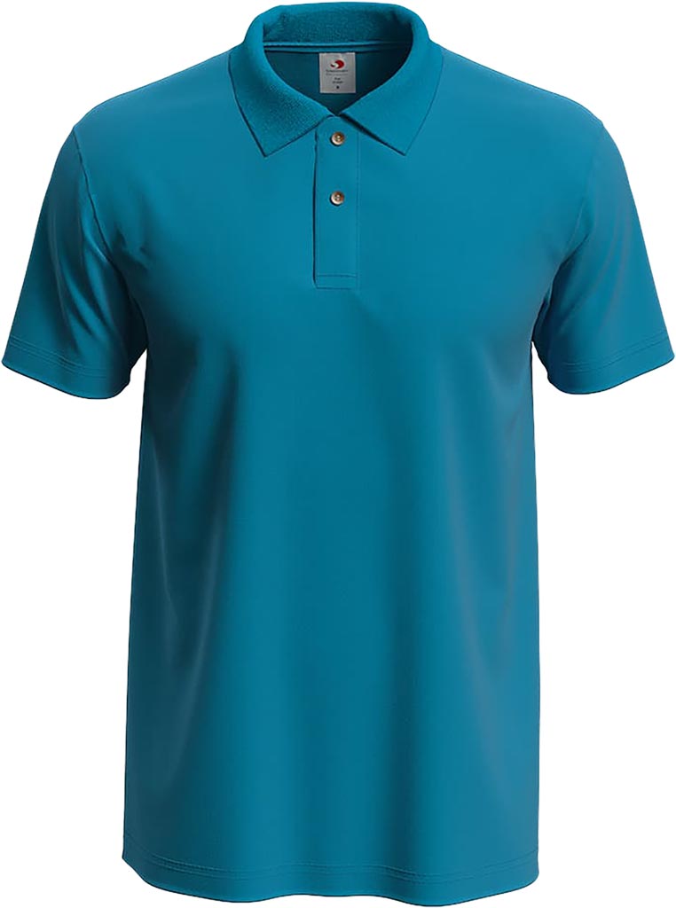 POLO Męskie STEDMAN niebieski oceaniczny
