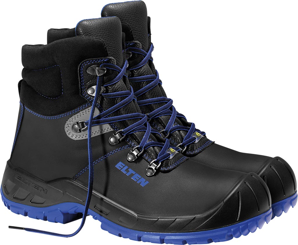 BUTY Bezpieczne ELTEN czarno-niebieskie