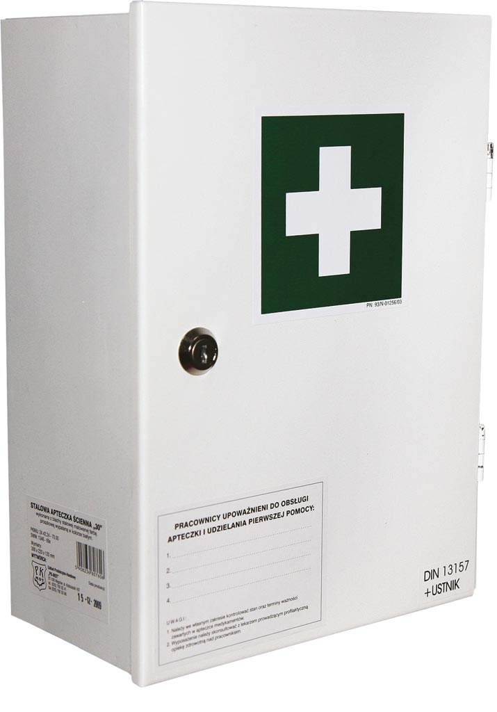 Apteczka Pierwszej Pomocy 8% VAT PK-MOT biała