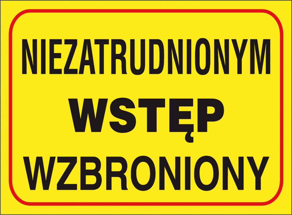 ZNAK Bezpieczeństwa ANRO
