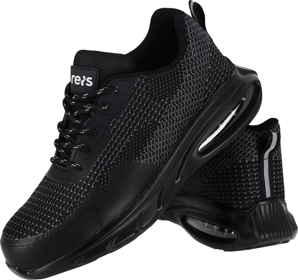 BUTY Bezpieczne REIS czarno-szare