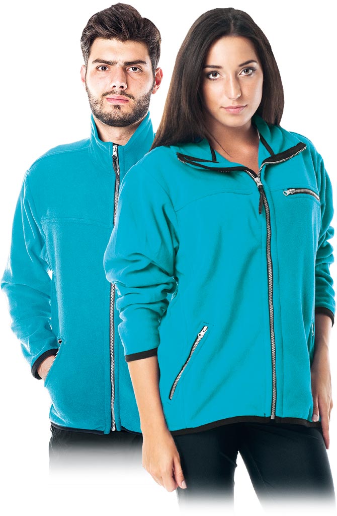 Bluza Ochronna z Polaru REIS jasnoniebieska