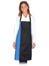 Fartuch Link Kitchen Wear czarno-niebieski midblue