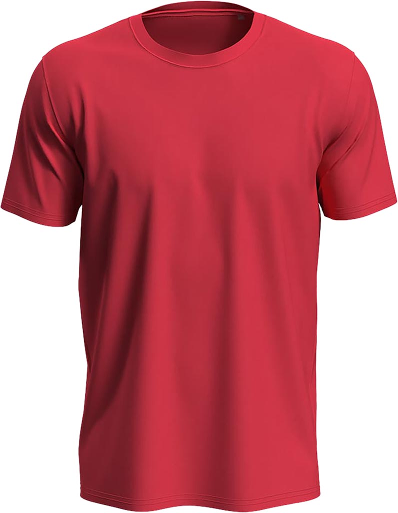T-shirt STEDMAN czerwony szkarłatny