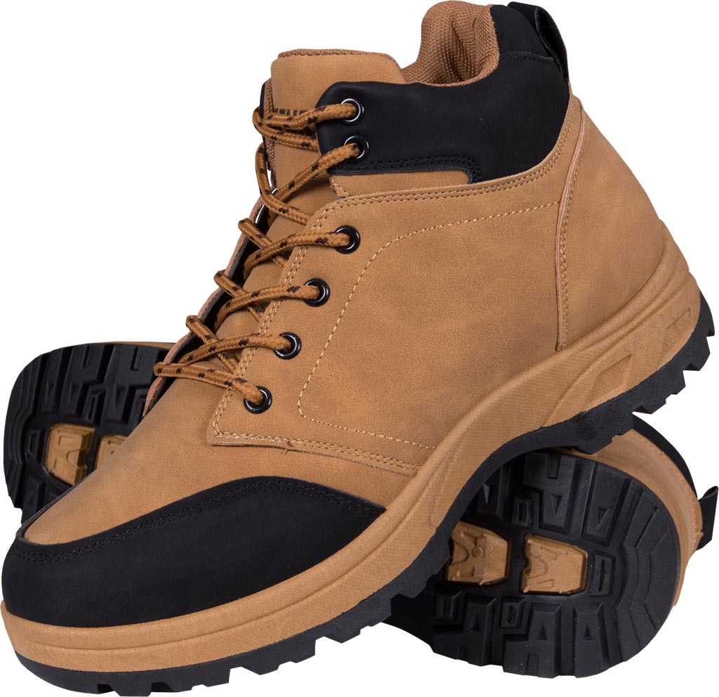 BUTY typu Trzewik REIS miodowo-czarne