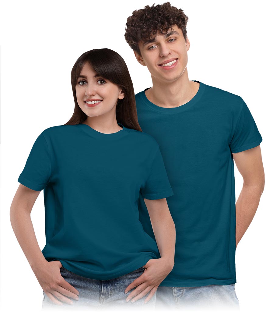 T-shirt REIS niebieski oceaniczny