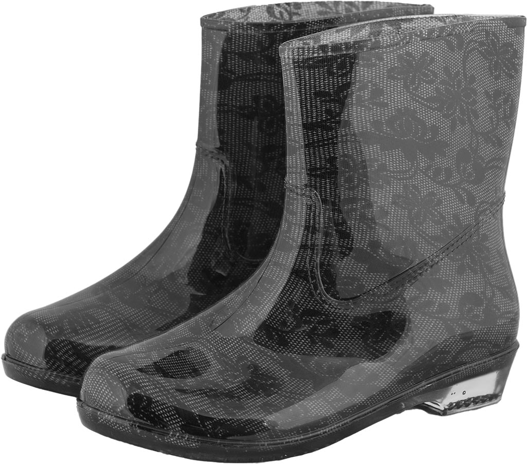 BUTY z PVC REIS czarno-szare