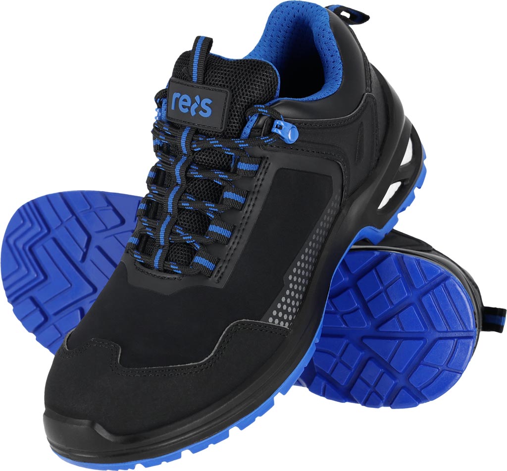 BUTY Bezpieczne REIS czarno-niebieskie