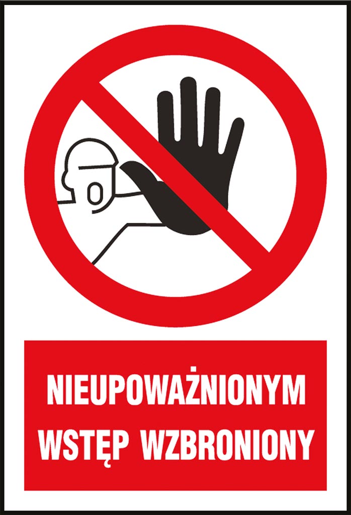 ZNAK Bezpieczeństwa ANRO