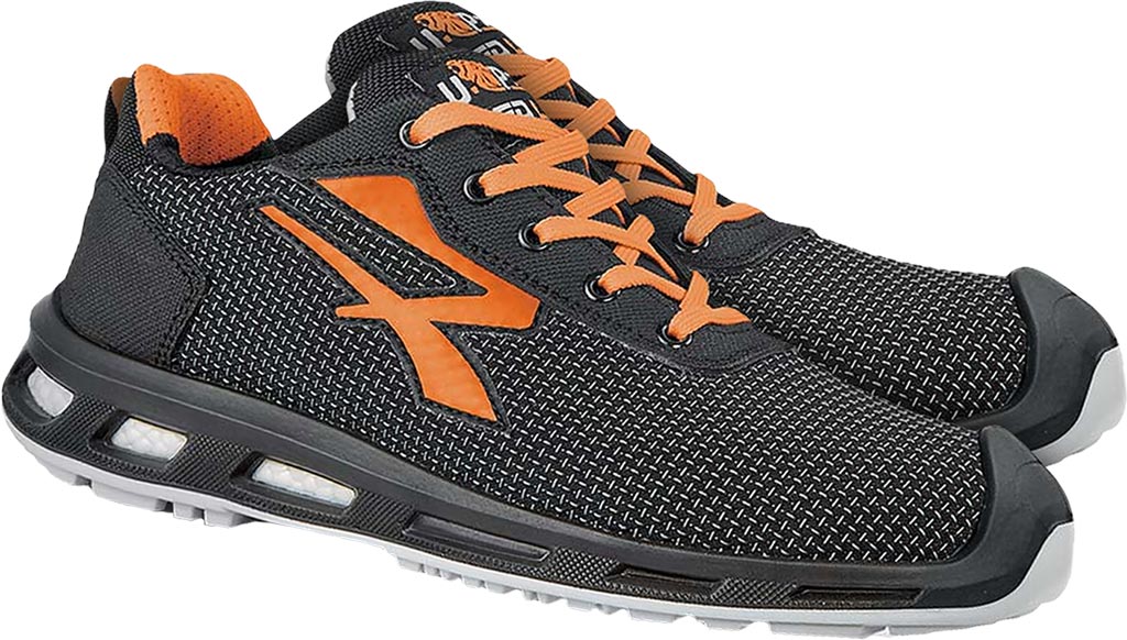 BUTY Bezpieczne U-POWER czarno-pomarańczowe