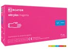 Rękawice Nitrylowe 8% VAT MERCATOR MEDICAL różowe damskie