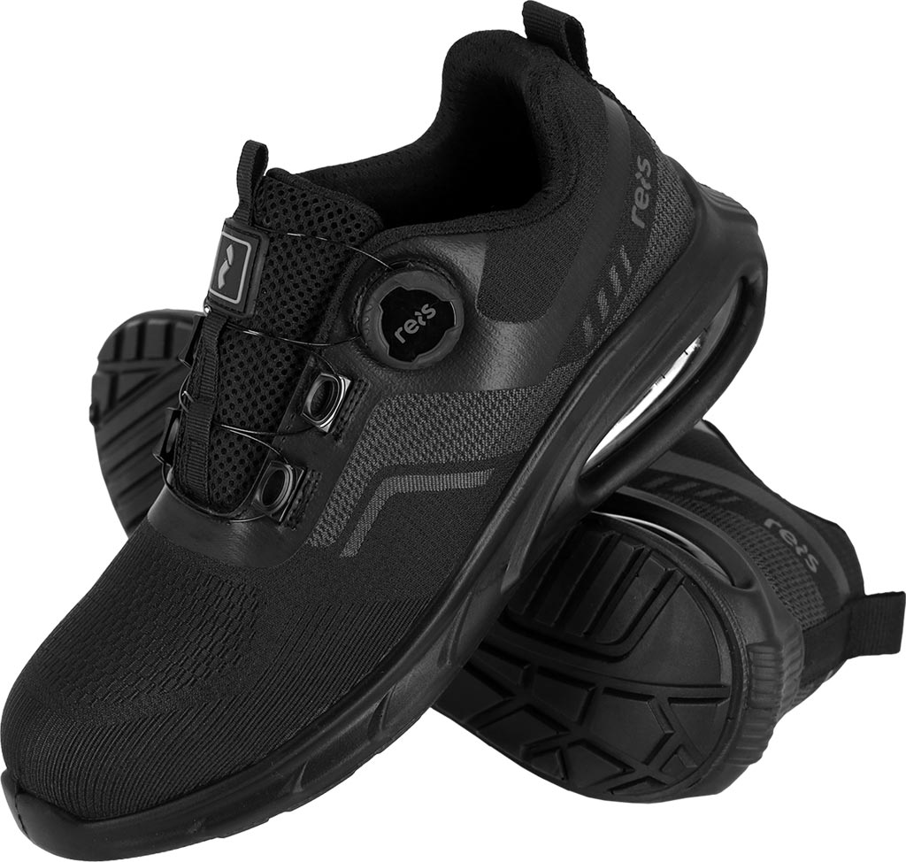 BUTY Bezpieczne REIS czarno-szare