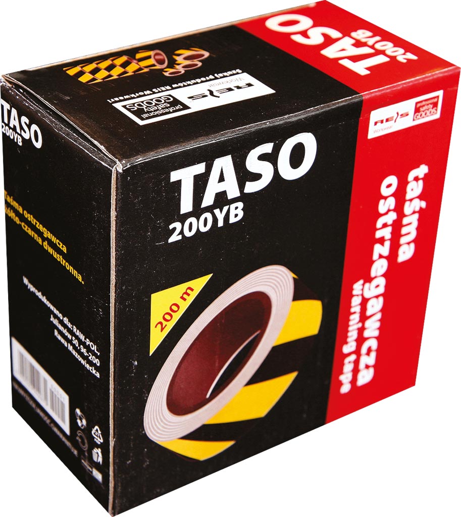 Taśma Ostrzegawcza REIS żółto-czarna