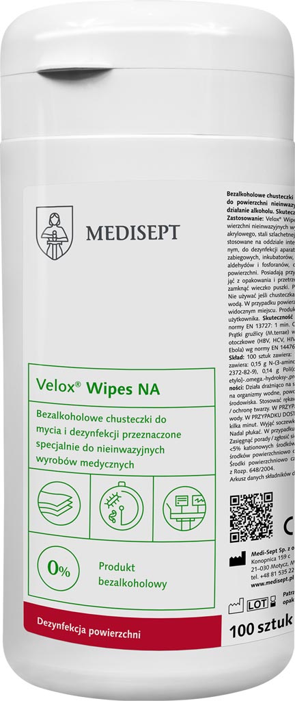 Chusteczki do Dezynfekcji 8% VAT MEDISEPT