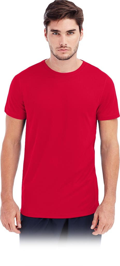 T-shirt Męski STEDMAN czerwony crimson