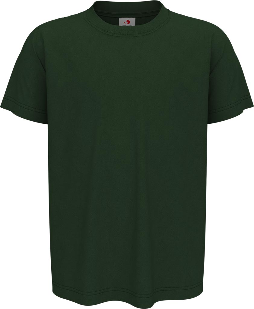T-shirt Dziecięcy STEDMAN zielony butelkowy