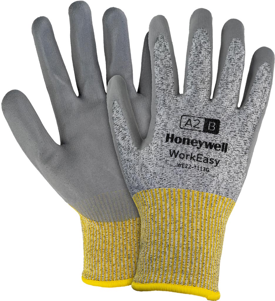 Rękawice Ochronne HONEYWELL stalowo-żółte