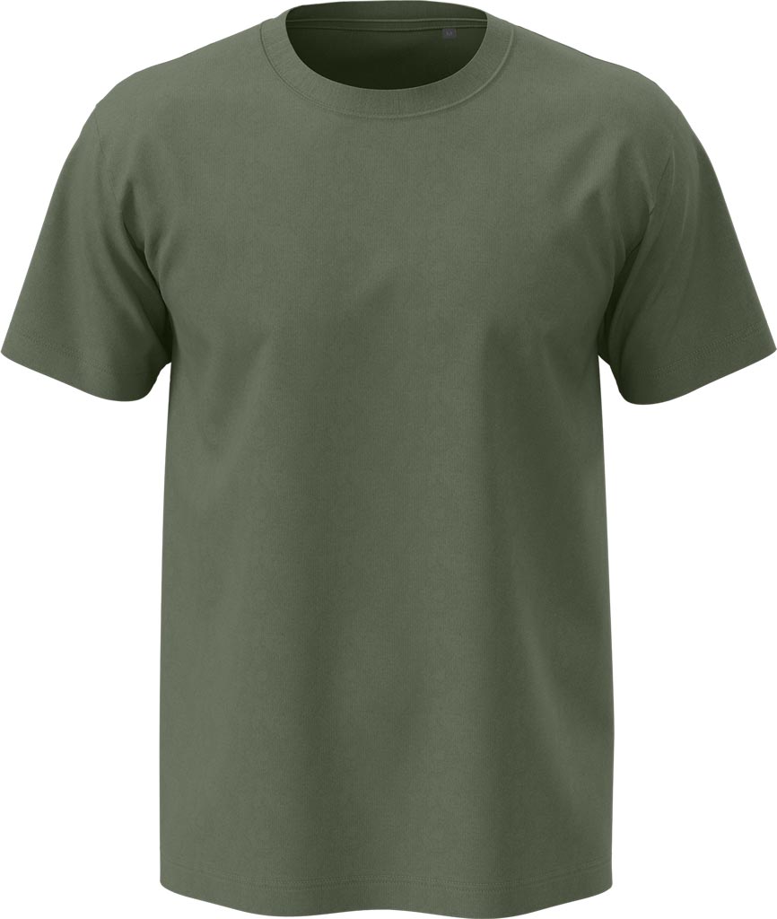 T-shirt Męski STEDMAN zielony military