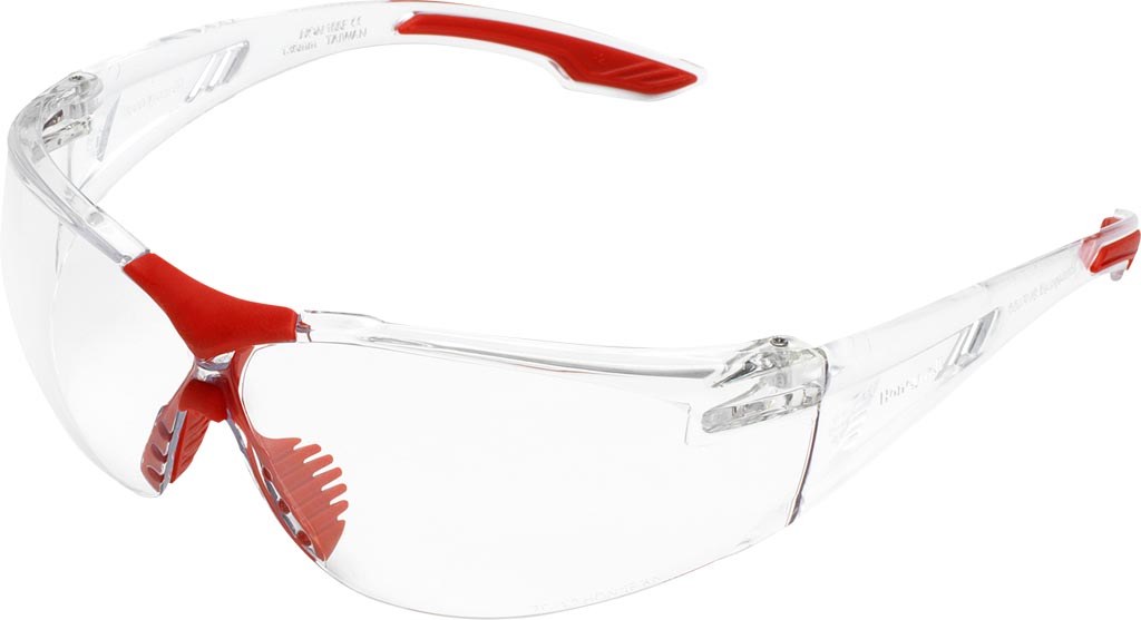 Okulary Ochronne HONEYWELL transparentno-czerwone