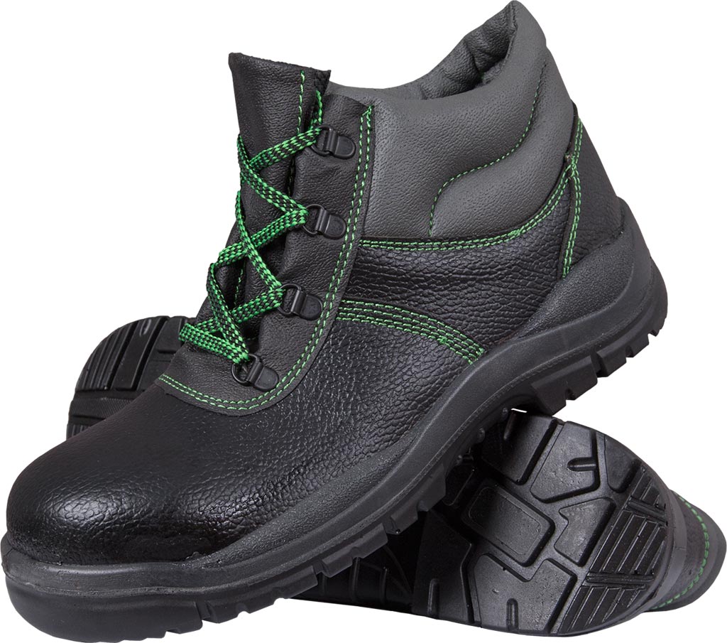 BUTY Bezpieczne REIS czarno-szaro-zielone