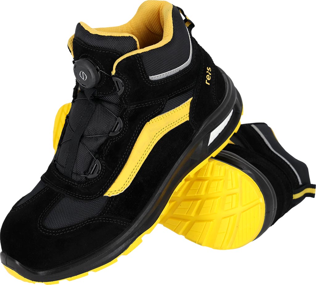 BUTY Bezpieczne REIS czarno-żółte