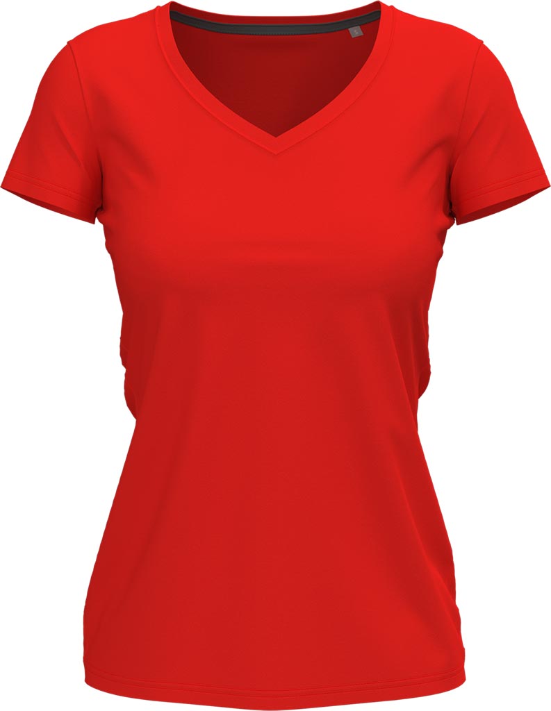 T-shirt Damski STEDMAN czerwony szkarłatny