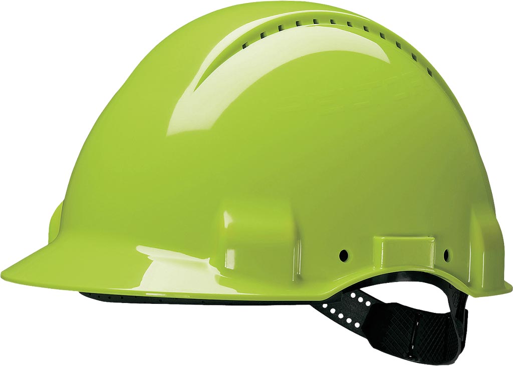 HEŁM Ochronny 3M fluorescencyjny-seledynowy