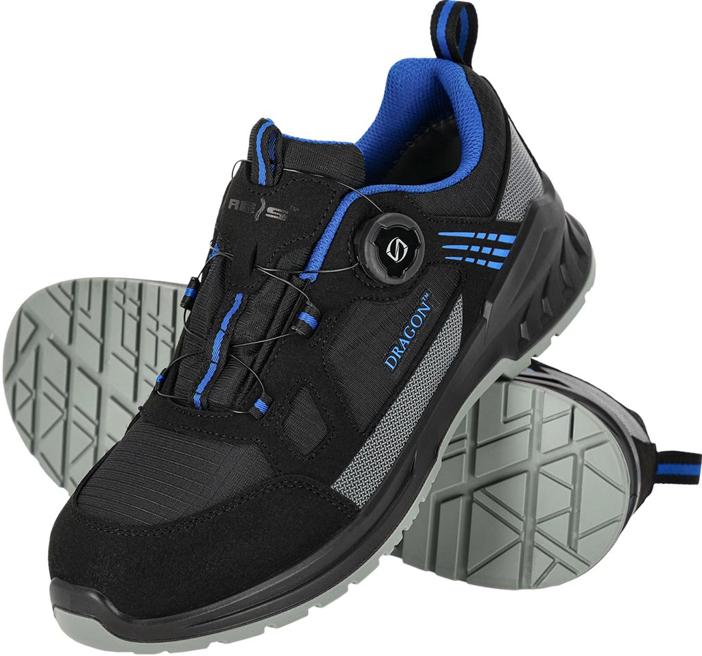 BUTY Bezpieczne REIS czarno-niebieskie