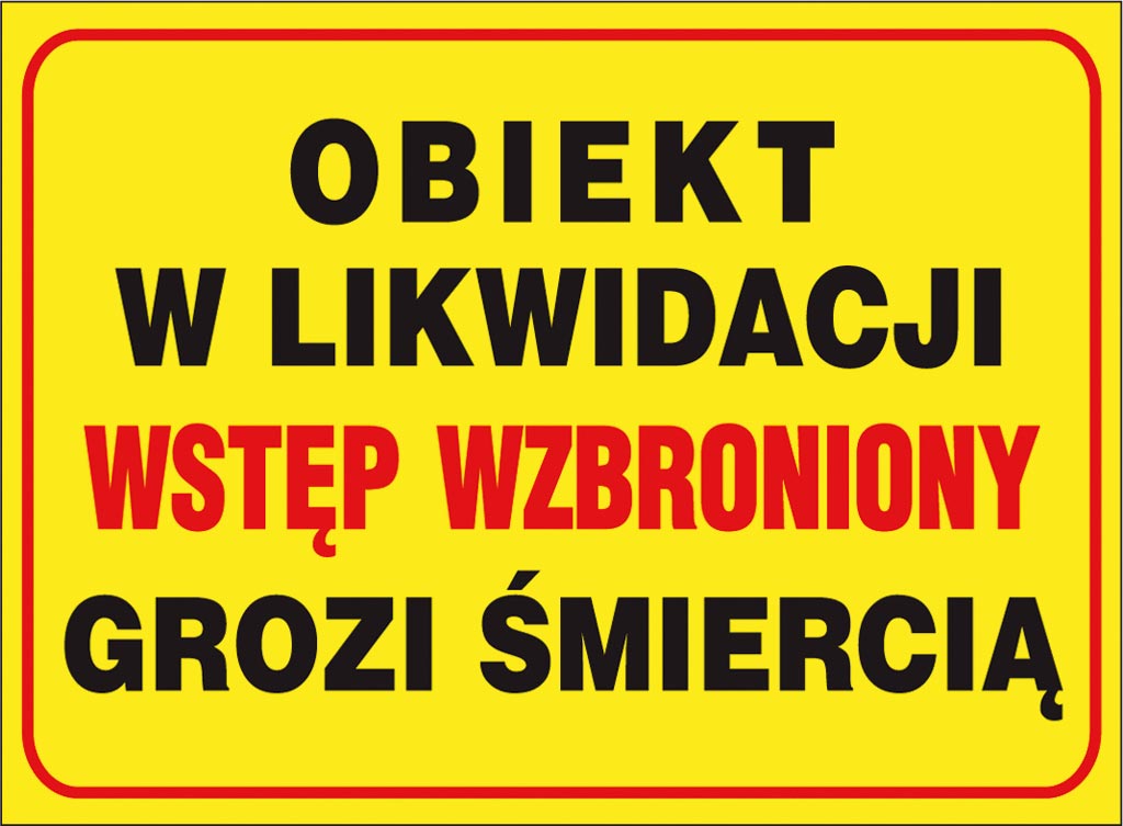 ZNAK Bezpieczeństwa ANRO