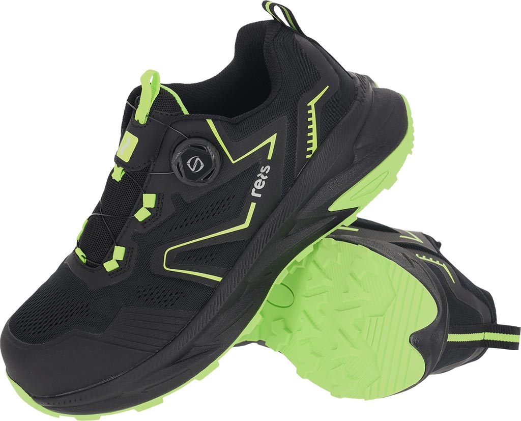 BUTY Bezpieczne REIS czarno-zielone